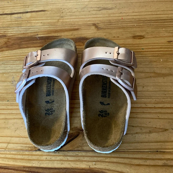 Birkenstock Kids Sandals - Metallic Pink - Picture 2 of 5